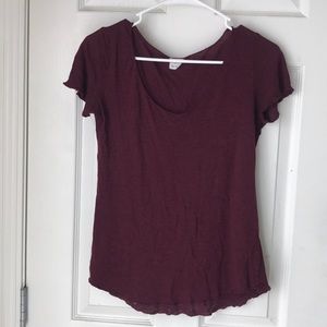 Maroon T-shirt